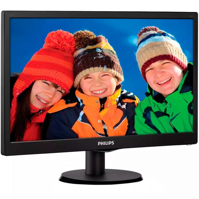 Monitor 19.5 Philips 203V5LSB26 / 62/10 1600x900 16: 9 TN 60Hz (VGA) Black